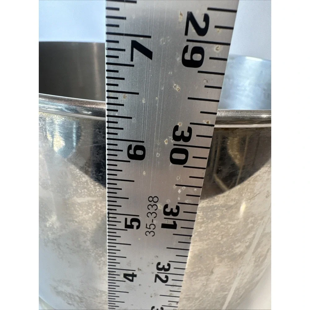 Revere Ware 1801 Vintage 8 Quart Tri-Ply Stock Pot & Lid 88-A Stainless USA made